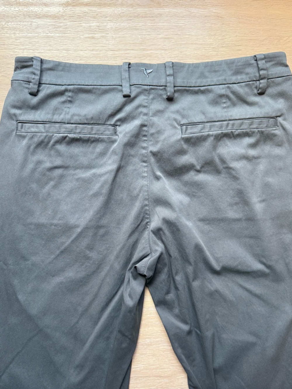 Birddogs Pants Mens 34x30 Gray Chino Slim Tapered Stretch Casual Performance - Picture 3 of 9